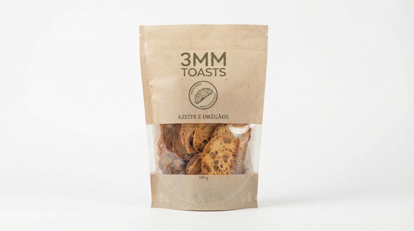 3mm Toasts – Azeite & Orégãos