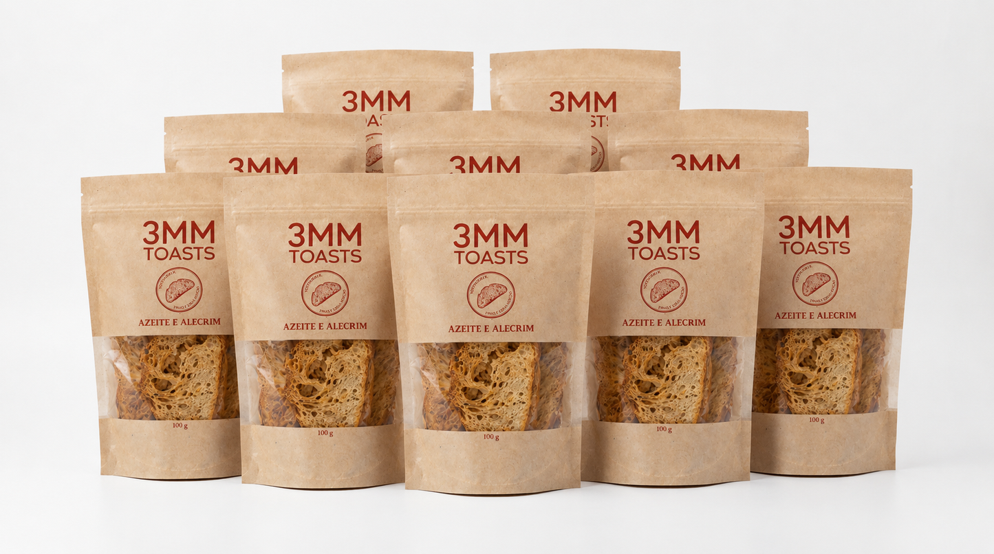 3mm Toasts – Azeite & Alecrim