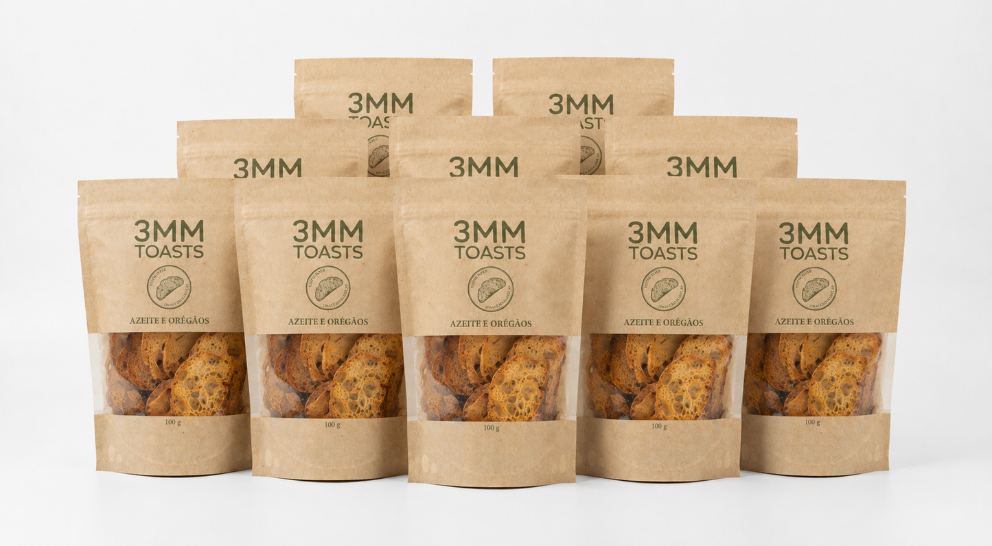 3mm Toasts – Azeite & Orégãos